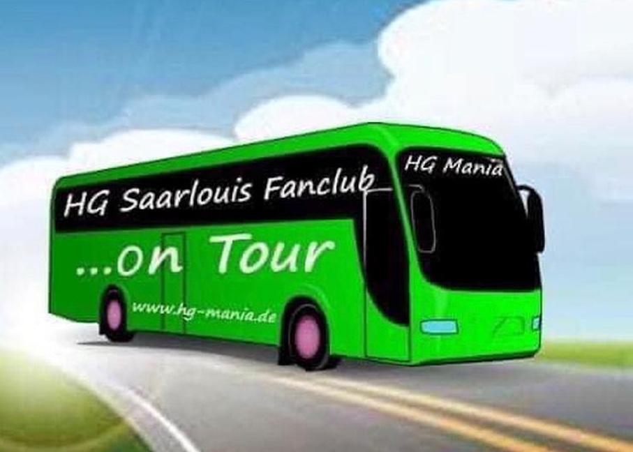 Fanbus fährt